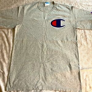 Gray Champion t-shirt size L.